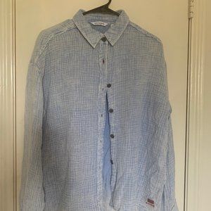 PLW Garment Dyed Beach Blouse - Cream